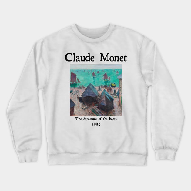 The departure of the boats Crewneck Sweatshirt by Cleopsys